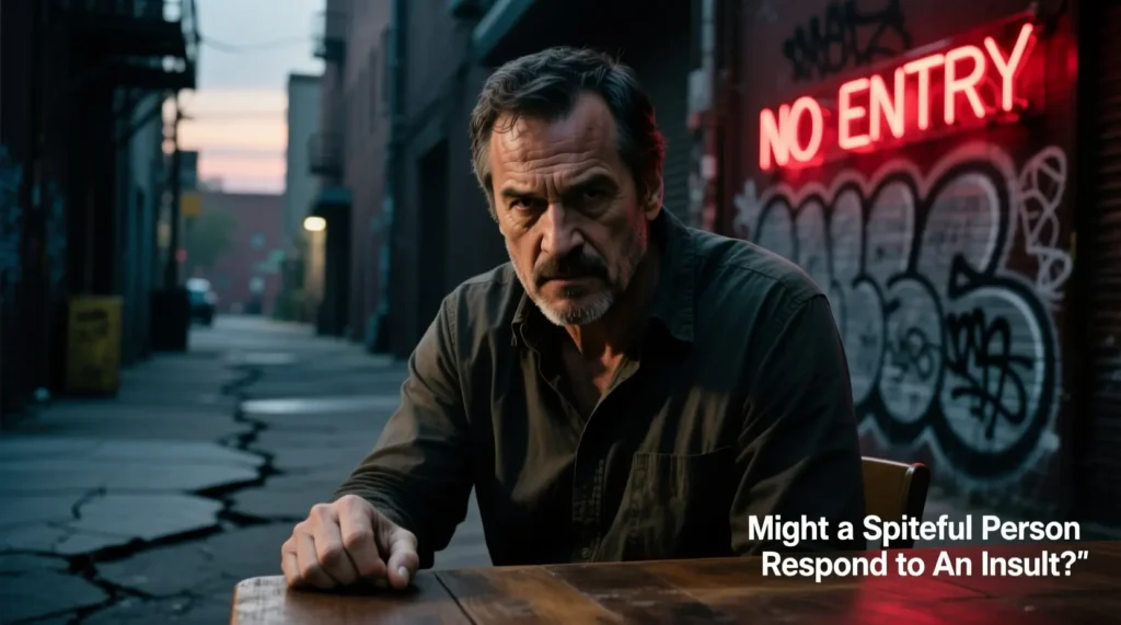 Might a Spiteful Person Respond to an Insult