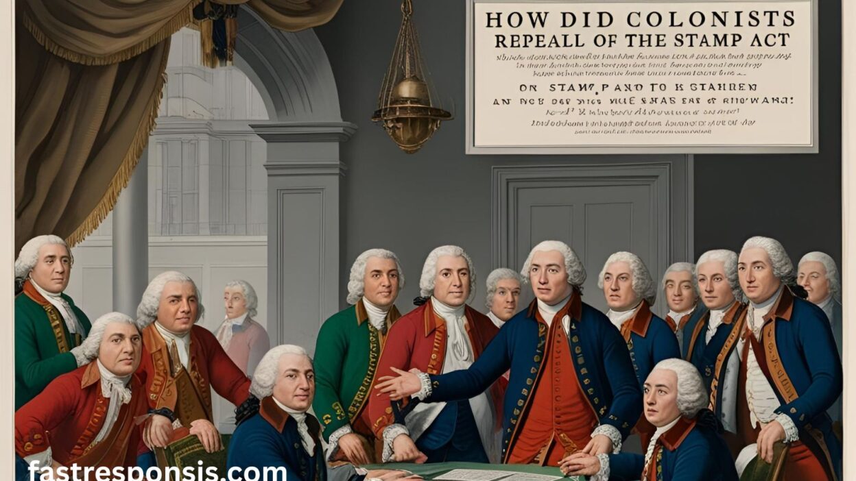 Formal Ways to Say How Did Colonists Respond to the Repeal of the Stamp Act
