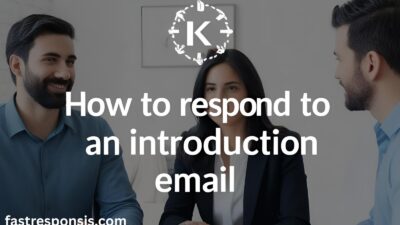 How to Respond to an Introduction Email