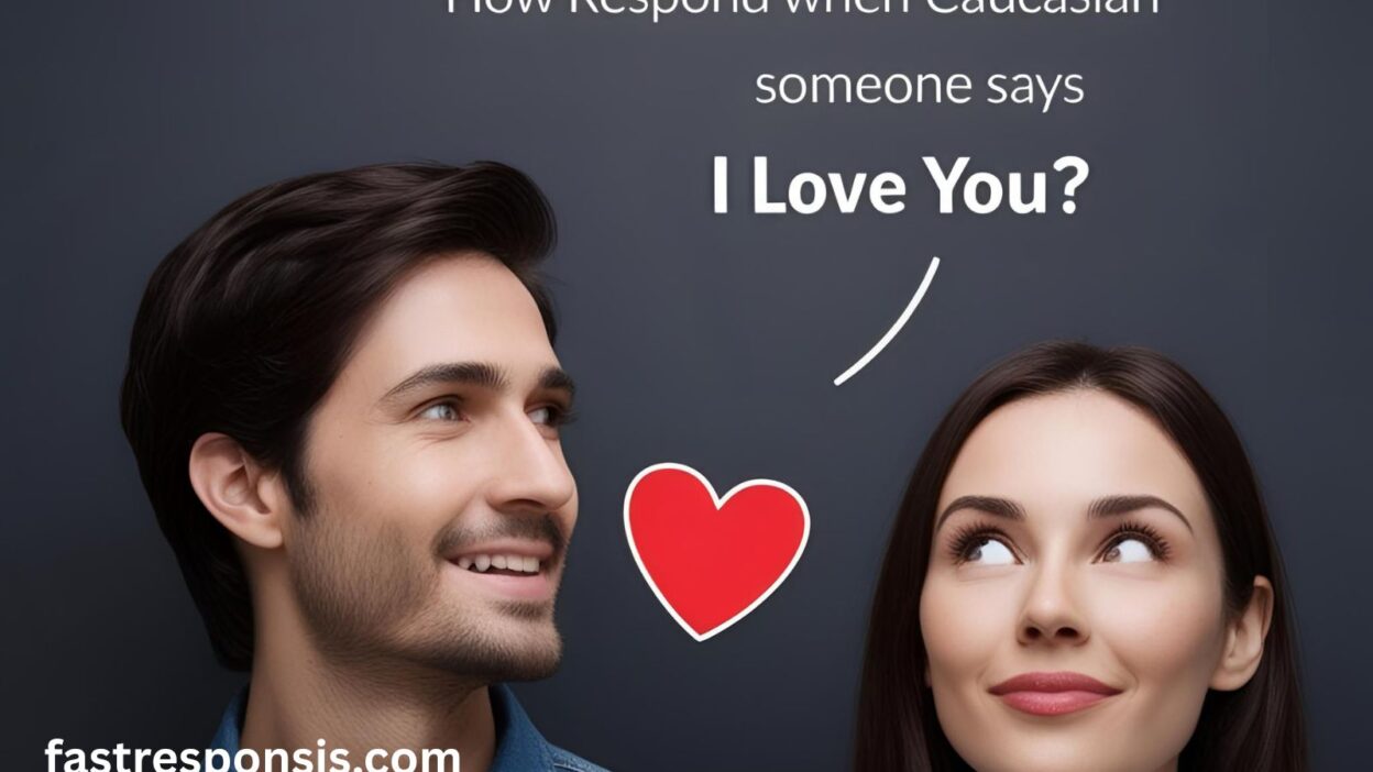 How to Respond When Someone Says I Love You?