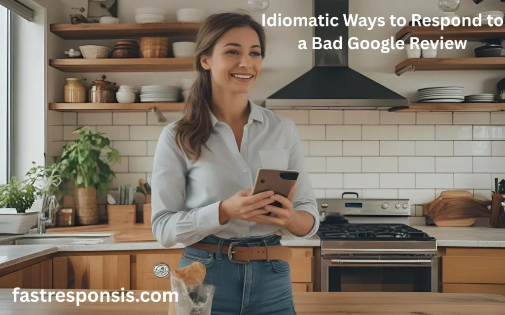 Idiomatic Ways to Respond to a Bad Google Review