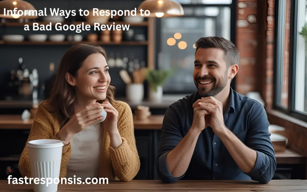 Informal Ways to Respond to a Bad Google Review
